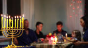 Chanukah family dinner