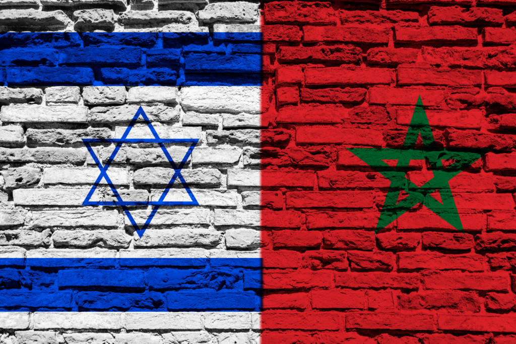 Morocco Israel flag