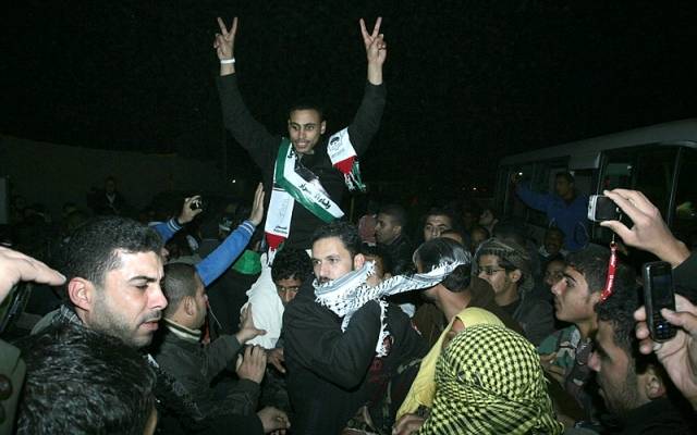 Palestinian terrorists released in the Shalit deal.
