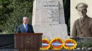 Netanyahu at Trumpeldor Memorial