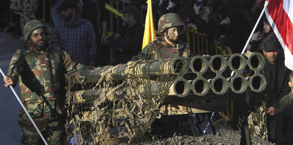 Lebanon Hezbollah terrorist rocket launchers