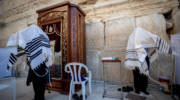 Priestly blessing at the Western Wall