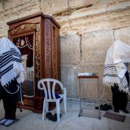Priestly blessing at the Western Wall