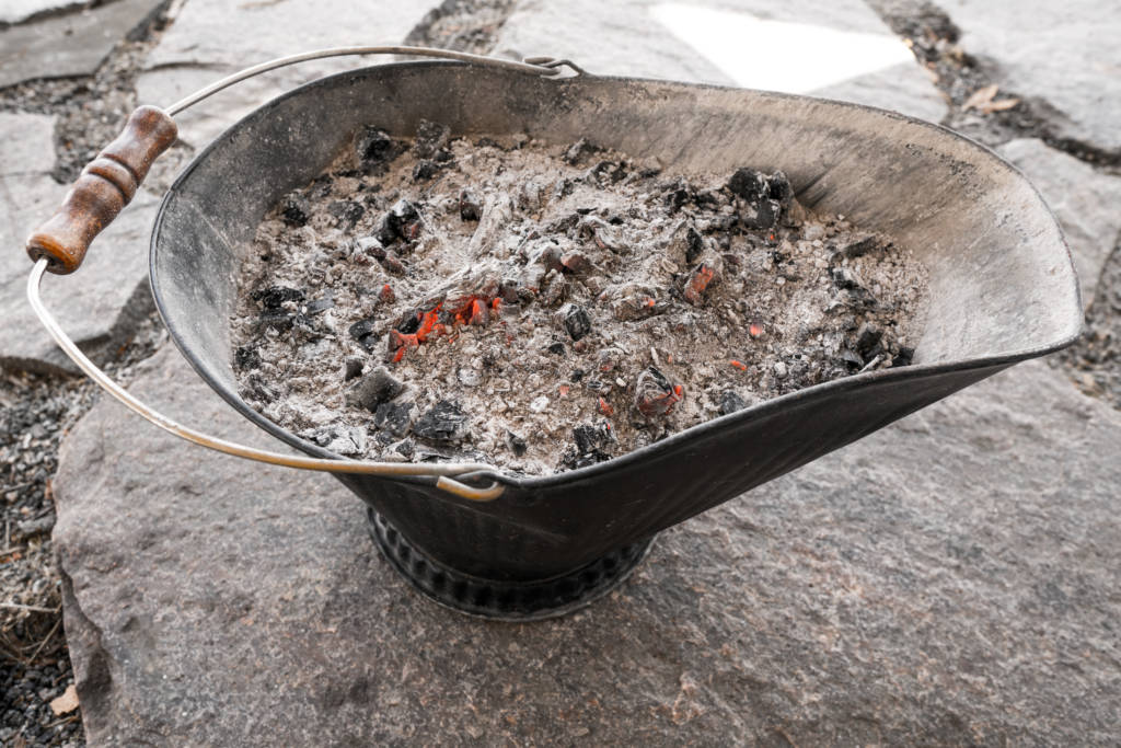 cleaning ashes