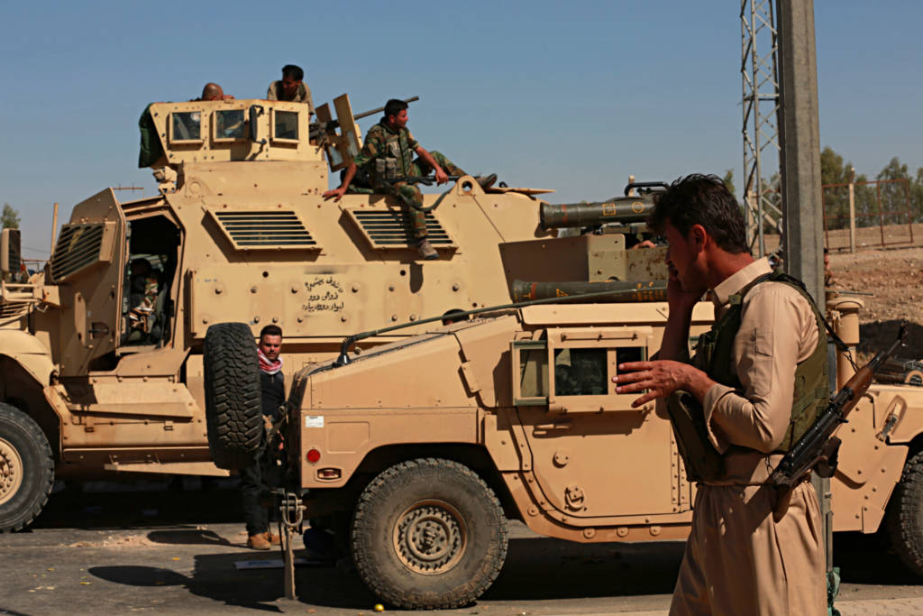 Kurdish forces in Northern Iraq