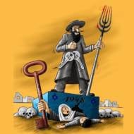 Anti-Semitic cartoon