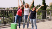 Tourists in Jerusalem