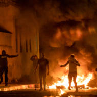 Arab rioters
