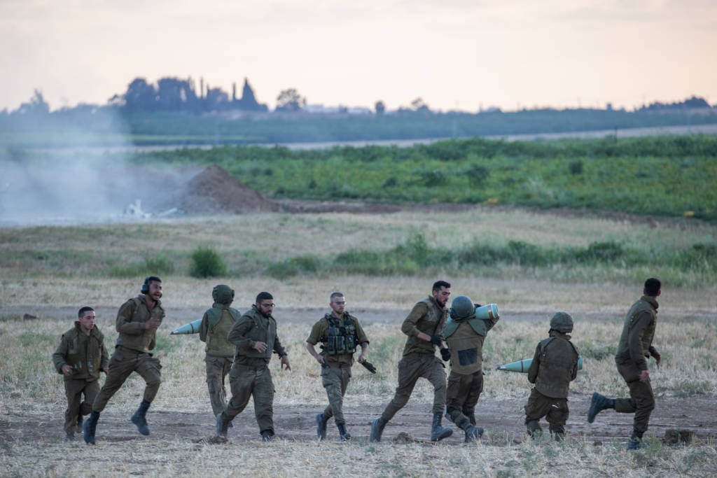 IDF near the Gaza border