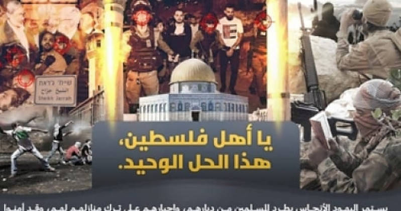 Jihad poster against the Jews