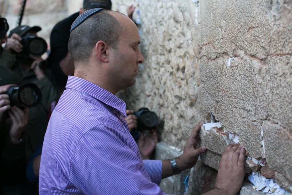 naftali bennett western wall