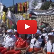 Palestinian scouts in Lebanon vow to destroy Israel