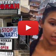 Anti-Semitic sign and clerk in New Jersey