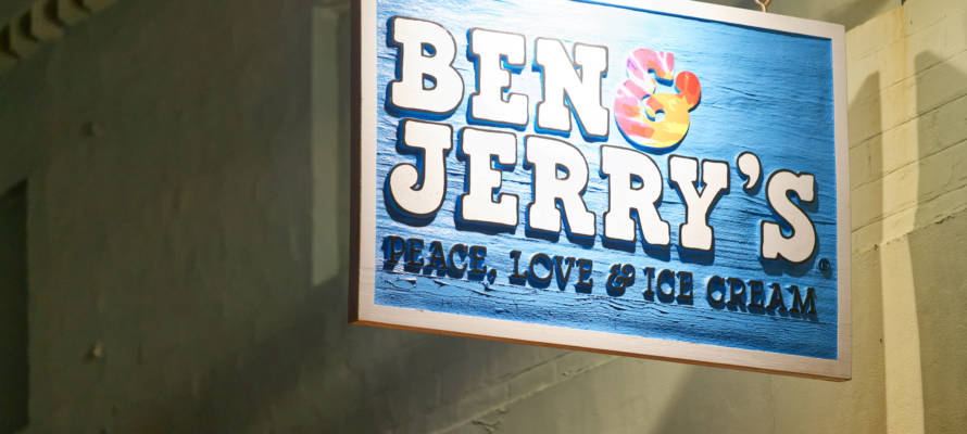 Ben and Jerry's Sign