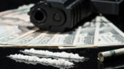 Illegal drug, money, and gun