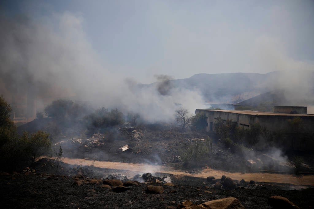 Rocket fire from Lebanon into Israel