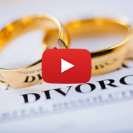 Two,Broken,Golden,Wedding,Rings,Divorce,Decree,Document.,Divorce,And