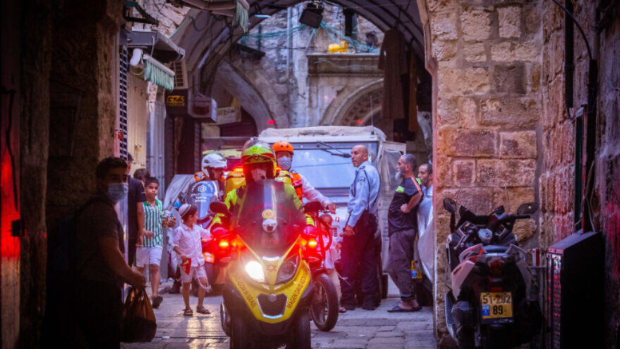 Stabbing Jerusalem Old City