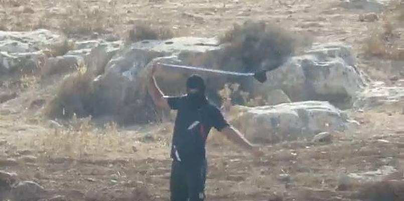 Rock-throwing Paletsinian terror
