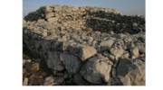 Altar built by Joshua located on Mount Ebal