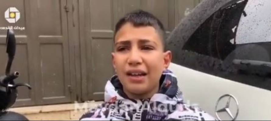 Palestinian child grieves for terrorist teacher.v2