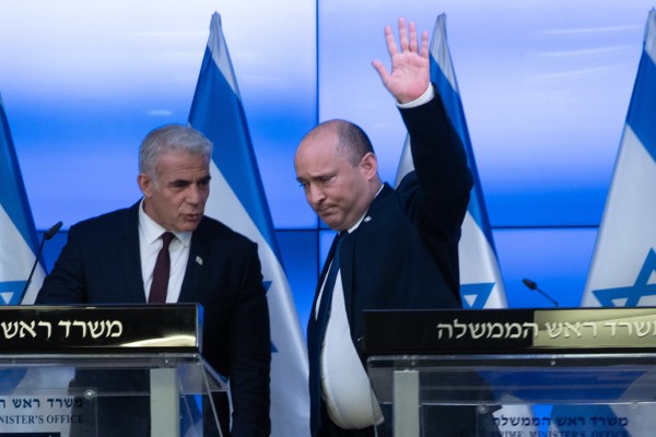 Yair Lapid and Naftali Bennett