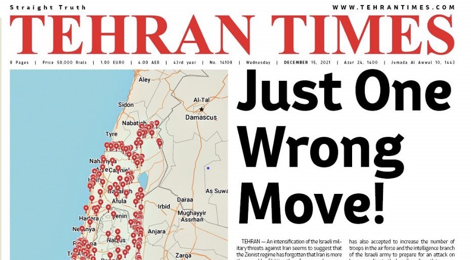 Presidente iraniano ameaça destruir cidades israelenses