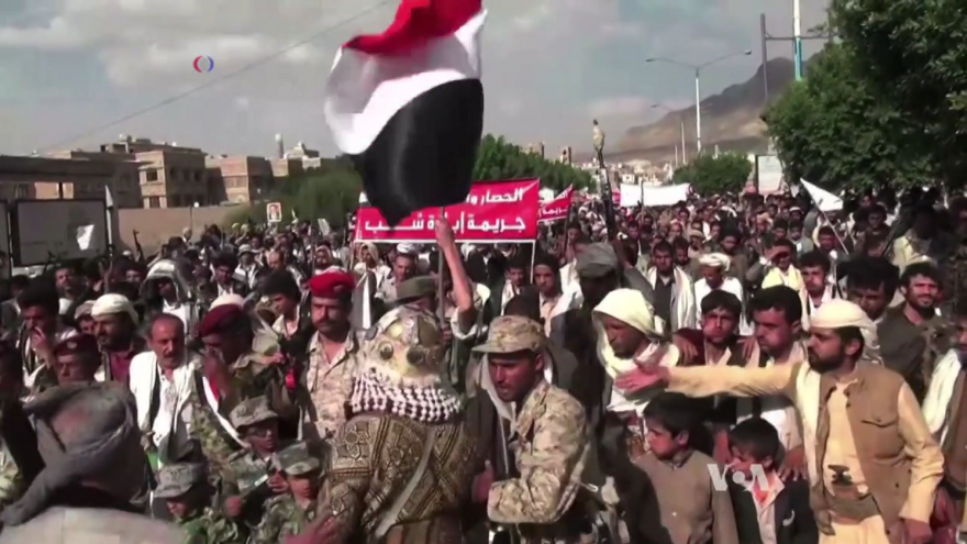 Iranian-backed Houthis in Yemen