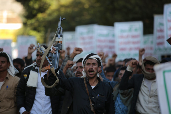 Houthi rally