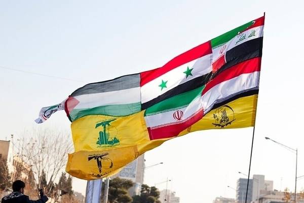 Iran proxies flags