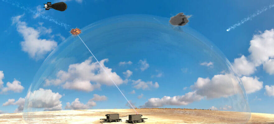 Laser-based missile-defense system