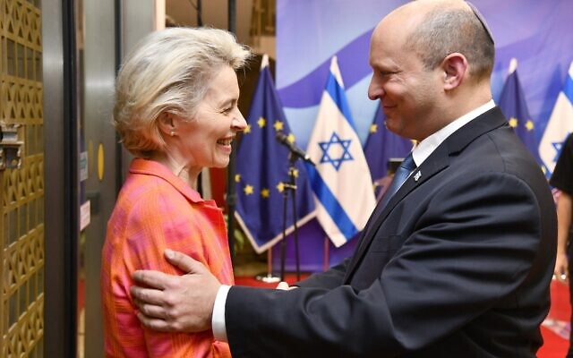 Prime-Minister-Naftali-Bennett-Meets-with-EU-Commission-President-Ursula-von-der-Leyen2-640x400