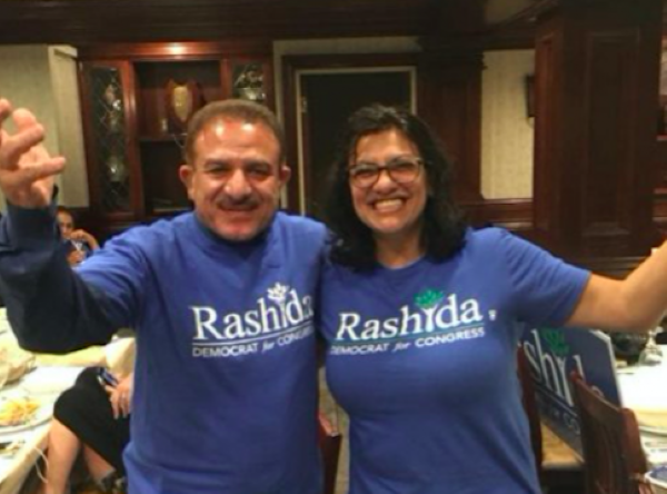 Maher Abdul Qader and Rashida Tlaib