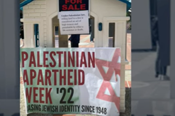 Palestinian Apartheid Week Sign