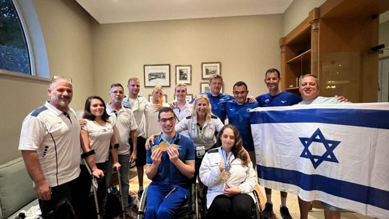 Israel Paralympic Swimmers