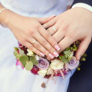Hands of Bride and Groom