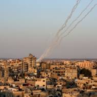 Palestinian rocket barrage