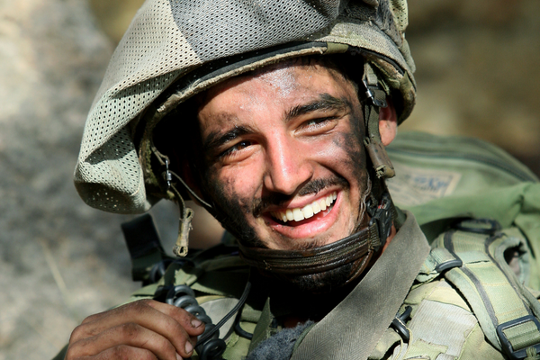 IDF soldier smiling