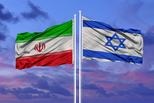 Iran, Israel Flags