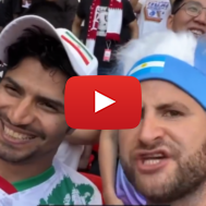 Israeli and Iranian Soccer Fans