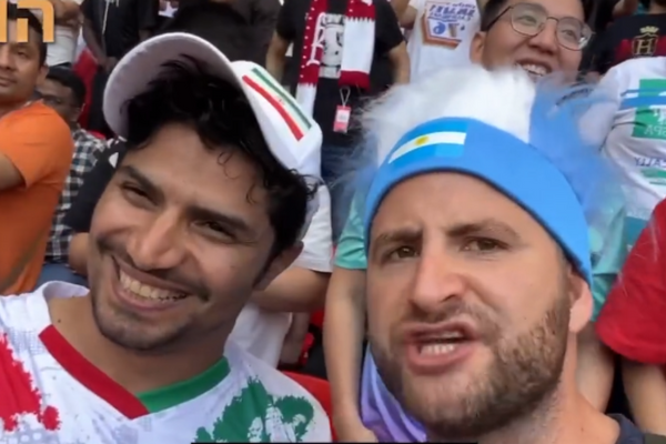 Israeli and Iranian Soccer Fans