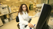 A lab technician in Israel