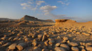 .Zin Valley, in the Negev Desert