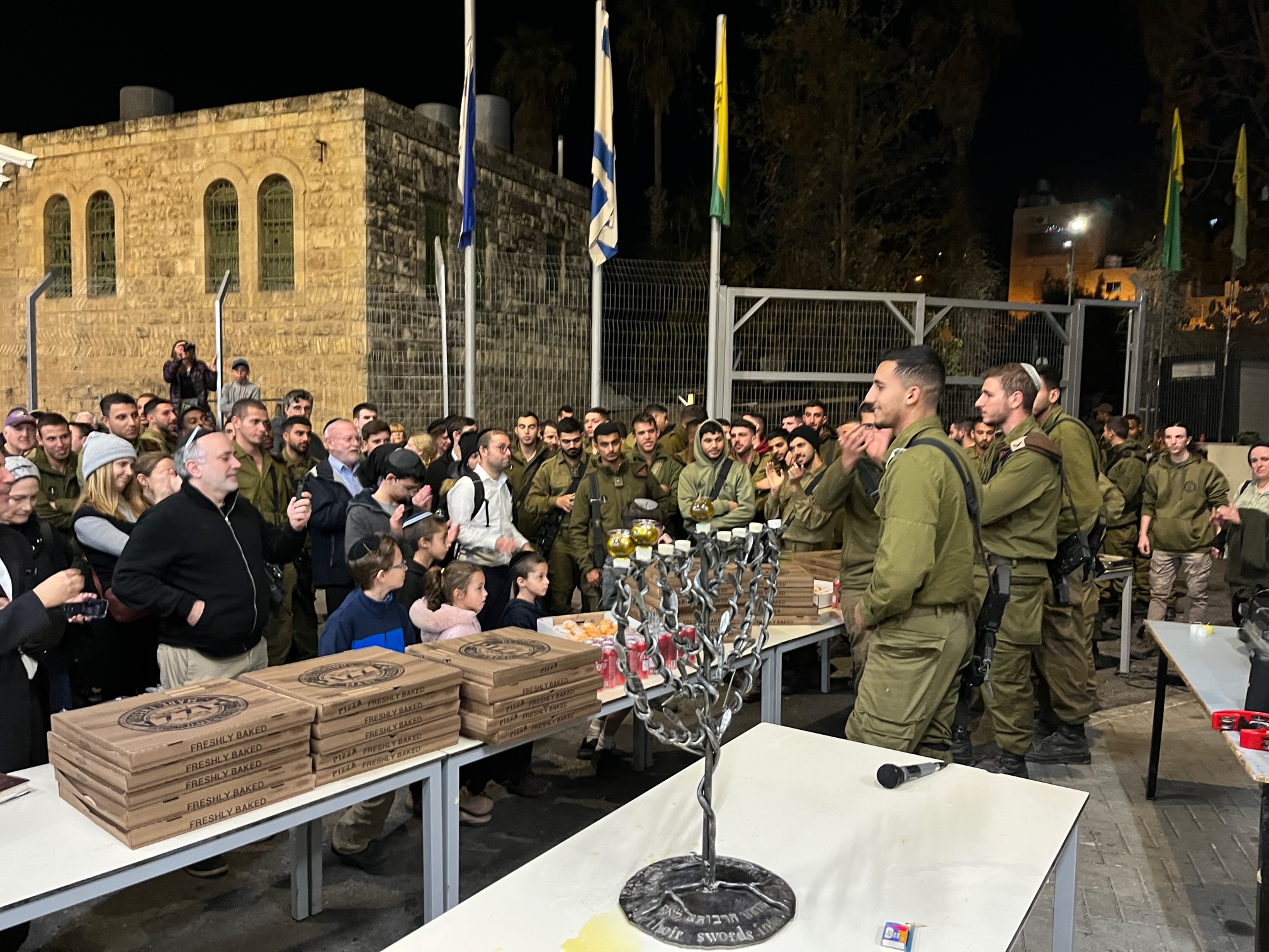 On Chanukah, UWI Partied with IDF Soldiers Serving in Hebron – and They Loved It! - Vimarsana News