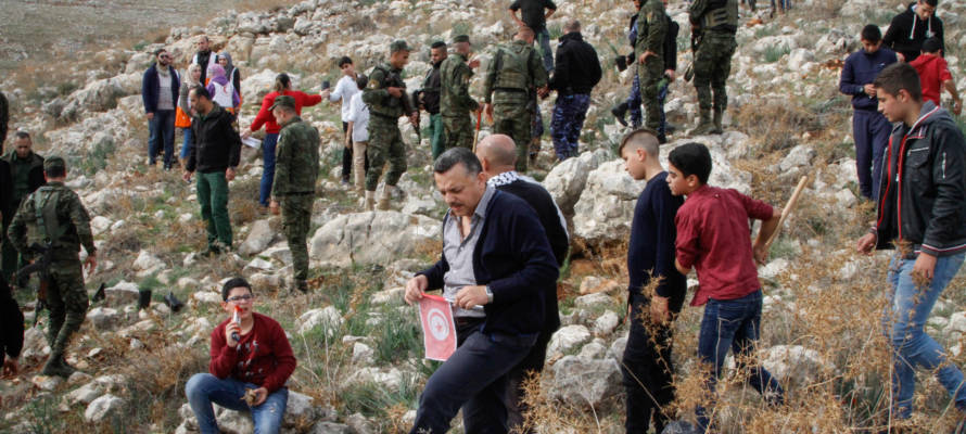 Palestinians at Mount Ebal