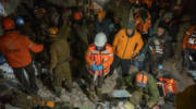 Members of United Hatzalah in Kahramanmaras, Turkey. (