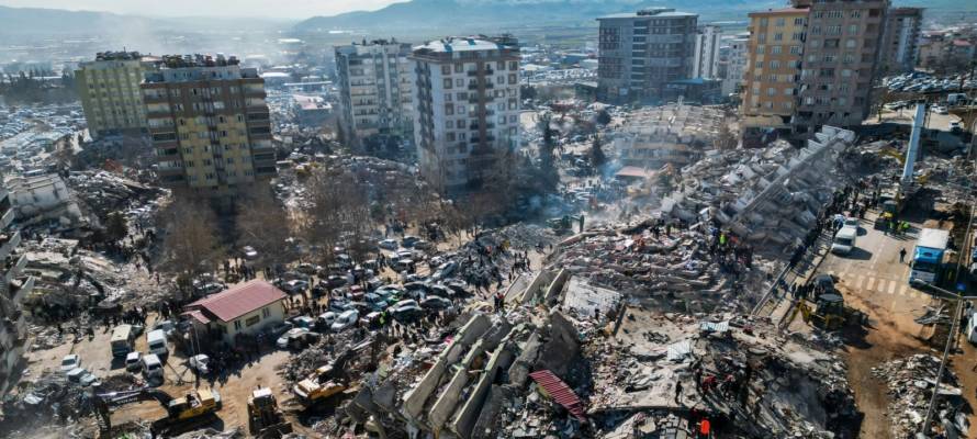 Deadly earthquake in Kahramanmaras, Turkey, on February 8, 2023