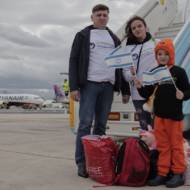 Ukrainians arrive in Israel
