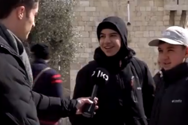 Brainwashed Palestinian teens