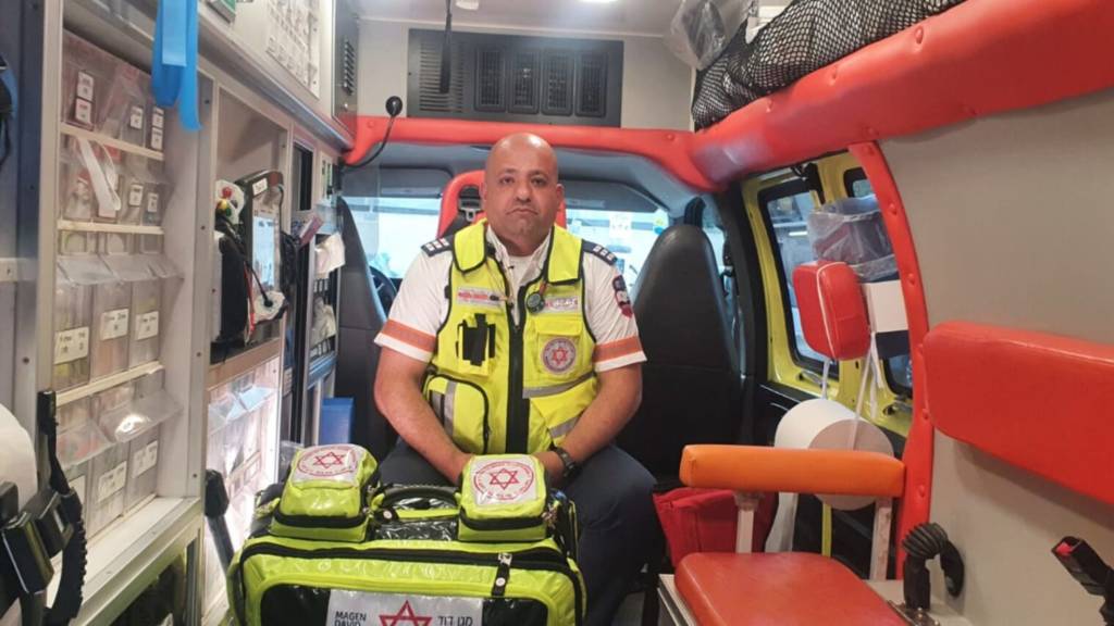 Magen David Adom paramedic Fadi Dekaidek